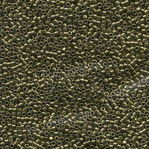 11/0 – Miyuki Delica - 5g Bag – Galvanized Olive – DB456