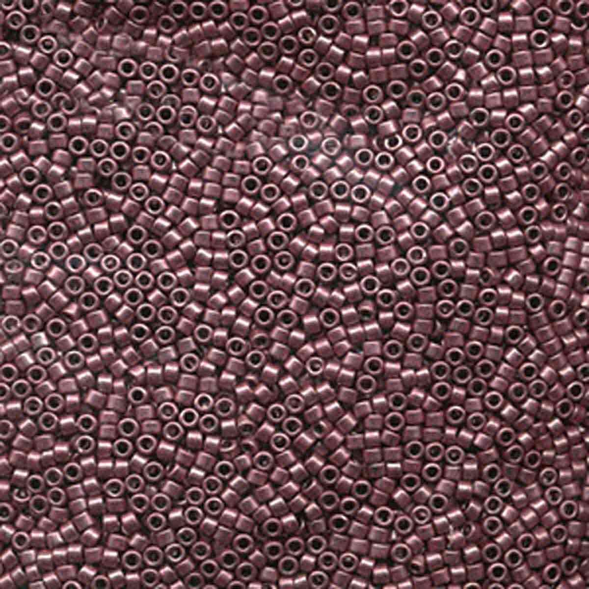 11/0 – Miyuki Delica - 5g Bag - Galvanized Dark Grey Mauve – DB462