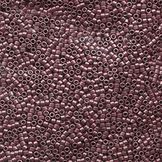 11/0 – Miyuki Delica - 5g Bag - Galvanized Dark Grey Mauve – DB462