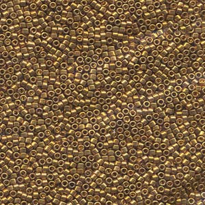 11/0 – Miyuki Delica - 5g Bag – 24k Dark Yellow Gold – DB505