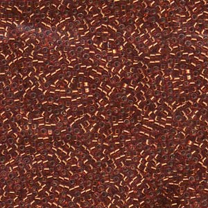 11/0 – Miyuki Delica - 5g – Silver Lined Copper Dyed – DB601