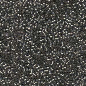 11/0 – Miyuki Delica - 5g Bag – Silver Lined Taupe Alabaster – DB631