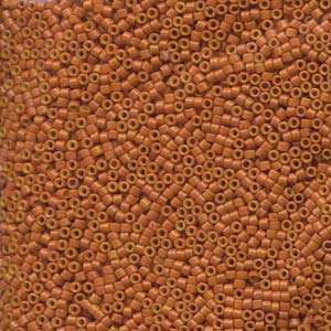 11/0 – Miyuki Delica - 5g Bag – Dyed Opaque Pumpkin – DB653