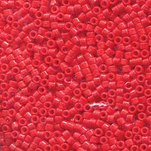 15/0 - Miyuki Delica - 5g Bag - Opaque Dark Cranberry - DBS0723