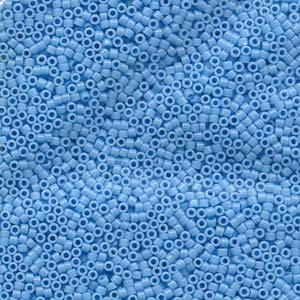10/0 - Miyuki Delica - 5g Bag - Opaque Turquoise Blue - DBM0725