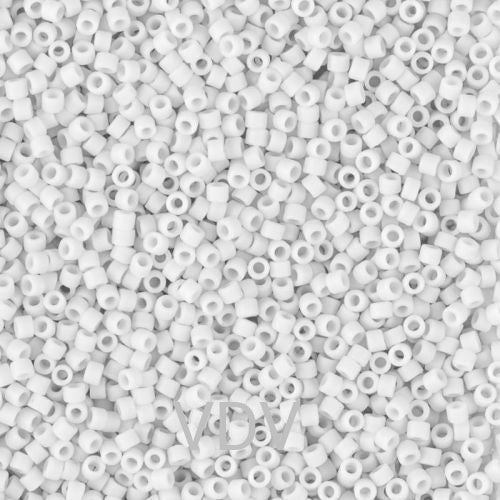11/0 – Miyuki Delica - 5g Bag - Matte Opaque White – DB750