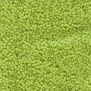 11/0 – Miyuki Delica - 5g - Matte Opaque Chartreuse – DB763