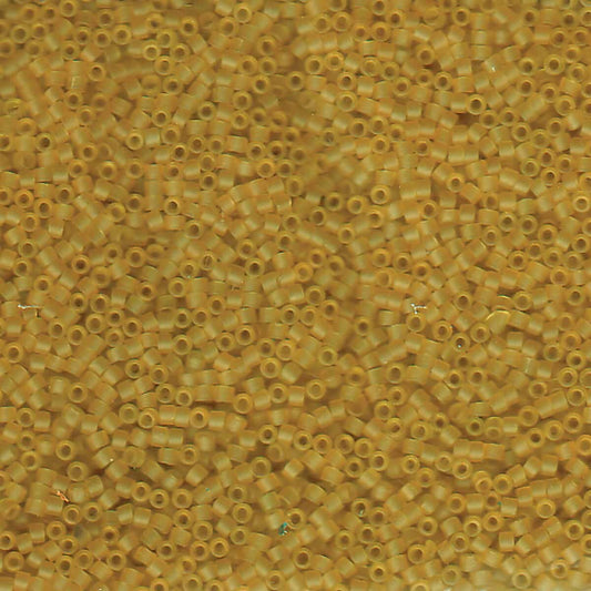 11/0 – Miyuki Delica - 5g Bag - Dyed Matte Transparent Pale Yellow – DB771