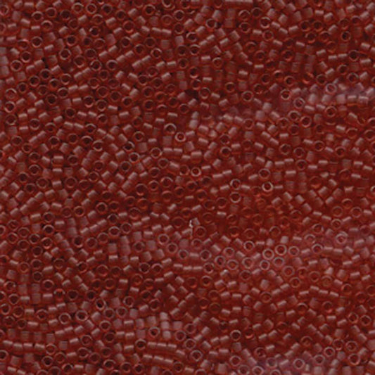 11/0 – Miyuki Delica - 5g Bag - Dyed Matte Transparent Salmon – DB773