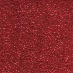 11/0 – Miyuki Delica - 5g Bag – Matte Transparent Red – DB774