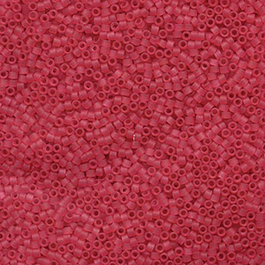 11/0 – Miyuki Delica - 5g Bag - Dyed Matte Transparent Cranberry – DB778