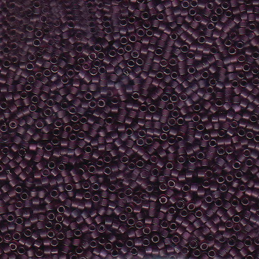 11/0 – Miyuki Delica - 5g Bag - Dyed Matte Transparent Amethyst – DB782
