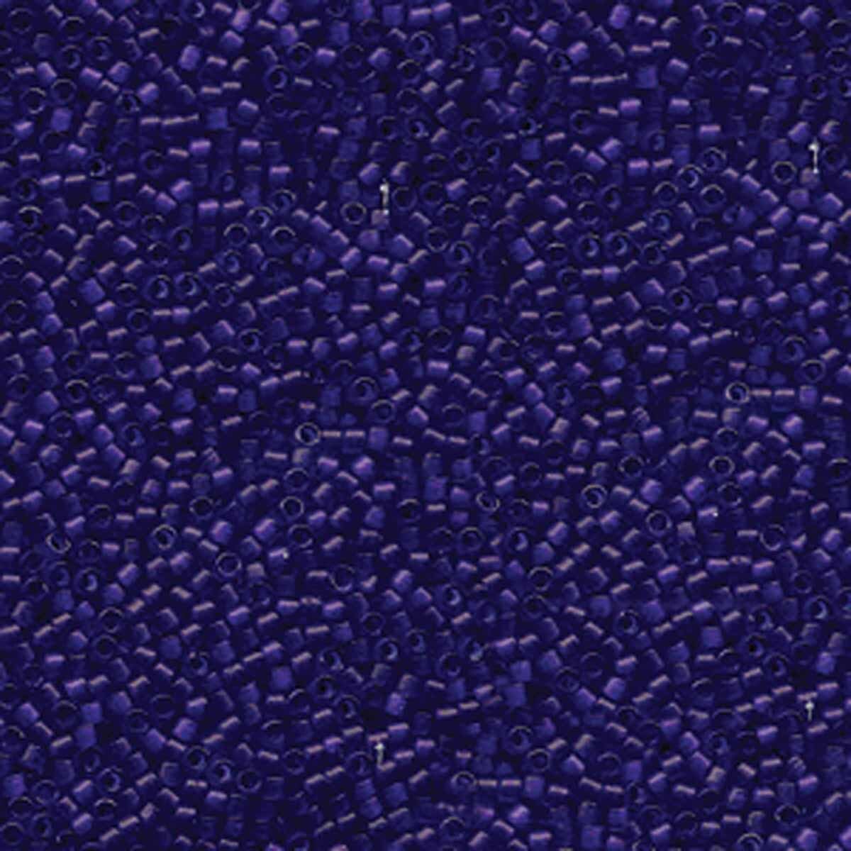 11/0 – Miyuki Delica - 5g Bag - Dyed Matte Transparent Violet – DB785
