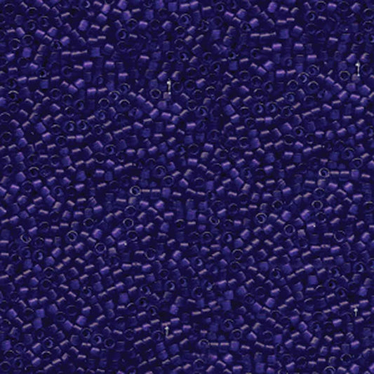 11/0 – Miyuki Delica - 5g Bag - Dyed Matte Transparent Violet – DB785
