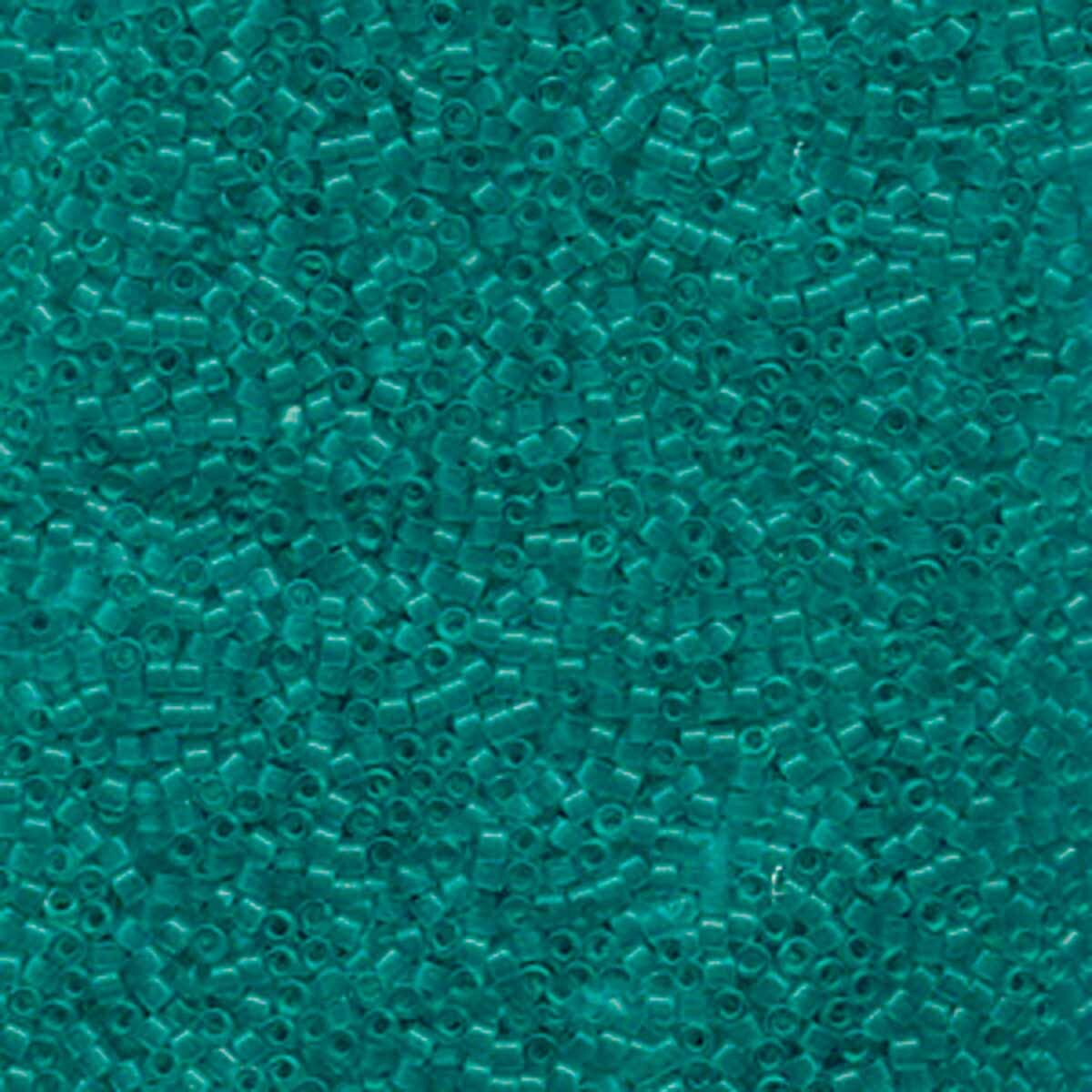 11/0 – Miyuki Delica - 5g Bag - Dyed Matte Transparent Turquoise – DB786