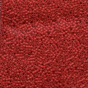 11/0 – Miyuki Delica - 5g Bag – Dyed Opaque Red – DB791