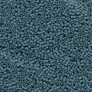 11/0 – Miyuki Delica - 5g Bag – Dyed Matte Grey Blue – DB792