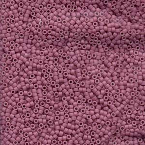 11/0 – Miyuki Delica - 5g Bag – Dyed Matte Opaque Rose – DB0800