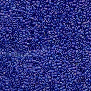 11/0 – Miyuki Delica - 5g Bag – Matte Opaque Dark Blue AB – DB880