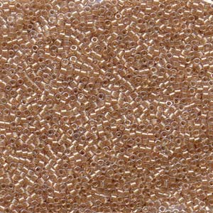 11/0 – Miyuki Delica - 5g – Sparkling Gold Lined Crystal – DB901