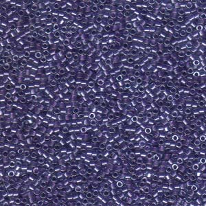 11/0 – Miyuki Delica - 5g Bag – Sparkling Purple Lined Crystal – DB906