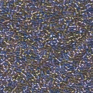 11/0 – Miyuki Delica - 5g Bag – Lined Purple/Bronze Mix – DB986