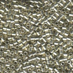 8/0 – Miyuki Delica - 5g Bag – Galvanised Silver – DBL0035