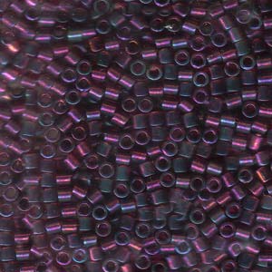 8/0 – Miyuki Delica 5g – Transparent Raspberry AB – DBL0104