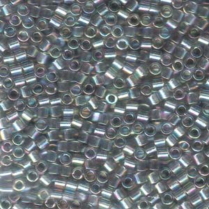 8/0 – Miyuki Delica - 5g Bag – Transparent Grey Iris – DBL0107