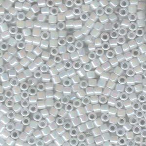 8/0 – Miyuki Delica - 5g Bag – White Opal AB – DBL0222