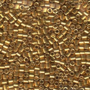 8/0 – Miyuki Delica - 5g Bag – Galvanised Yellow Gold – DBL0410