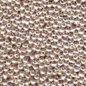 Miyuki Drops 3.4mm -10g Bag - Full Labrador Silver