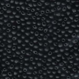 Miyuki Drops 3.4mm - 10g - Matte Black