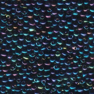 Miyuki Drops 3.4mm -10g Bag - Blue Iris