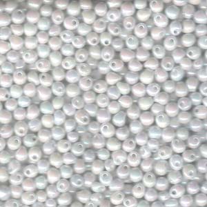Miyuki Drops 3.4mm - 10g – Opaque White AB