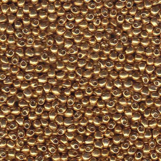 Miyuki Drops 2.8mm - 10g Bag - Galvanized Gold