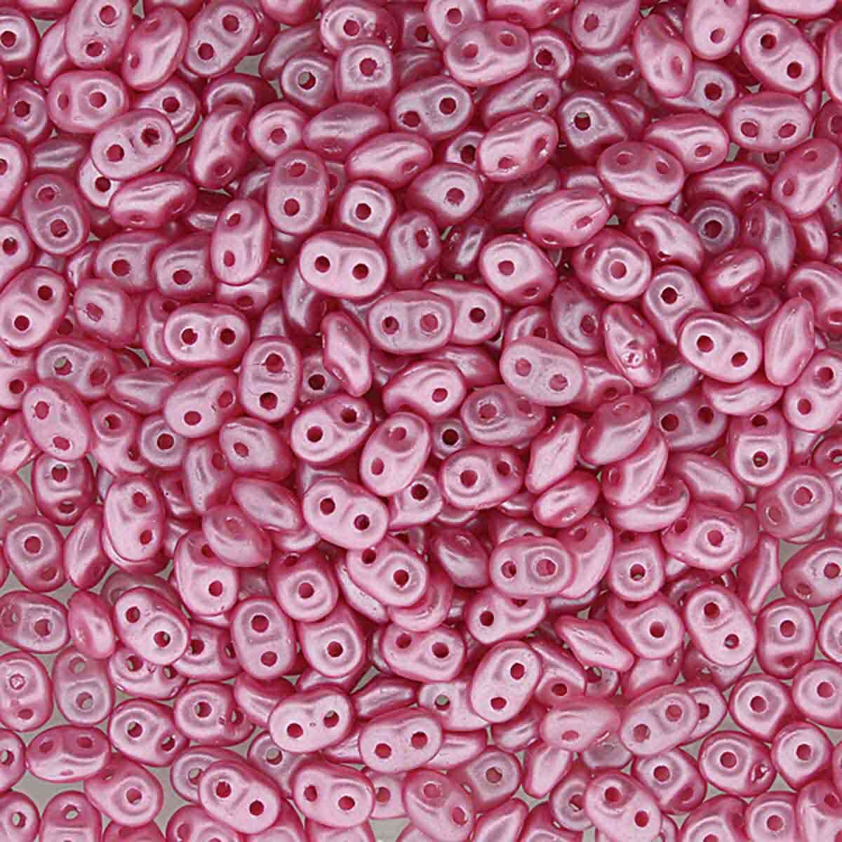 SuperDuo 2.5x5mm - 25g Bag – Pastel Pink