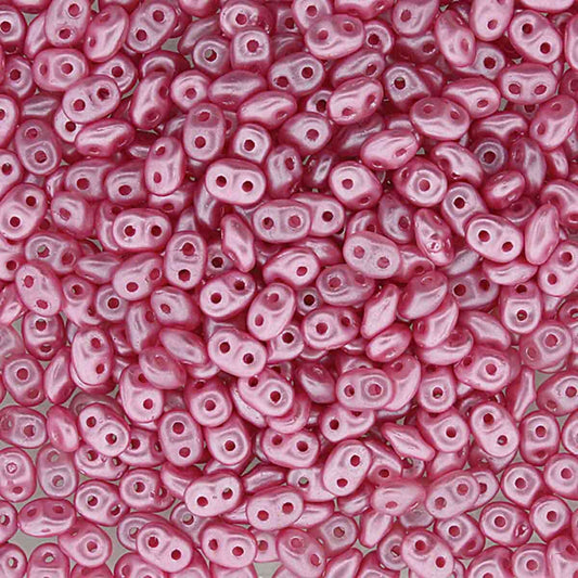SuperDuo 2.5x5mm - 25g Bag – Pastel Pink