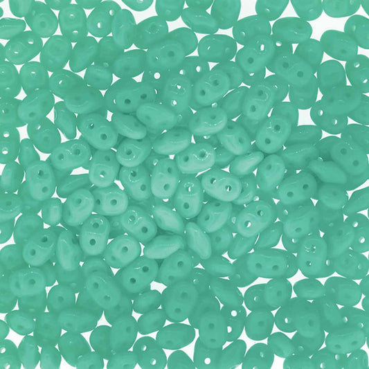 MiniDuo 2x4mm – 5g – Turquoise Green - 63130