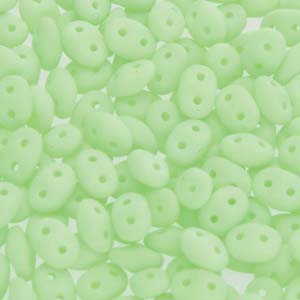 SuperDuo 2.5x5mm 24g Tube – Bondeli Matte Lime