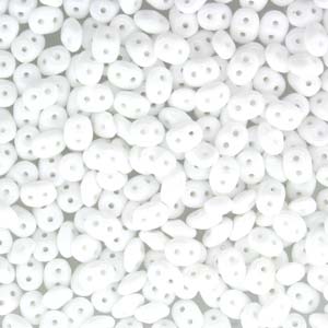 SuperDuo 2.5x5mm - 25g Bag – Chalk White