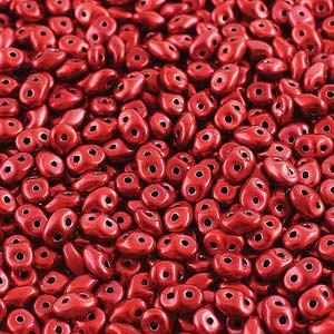 SuperDuo 2.5x5mm - 25g Bag – Metalust Lipstick Red