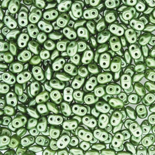 SuperDuo 2.5x5mm - 25g Bag – Pastel Olivine