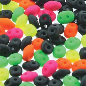 SuperDuo Mix 2.5x5mm 24g Tube – Luminous Dayglow Brights