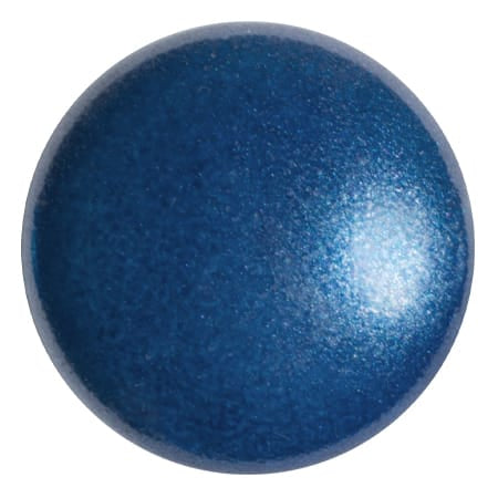 Czech Glass Cabochon 25mm – Dark Blue Pearl