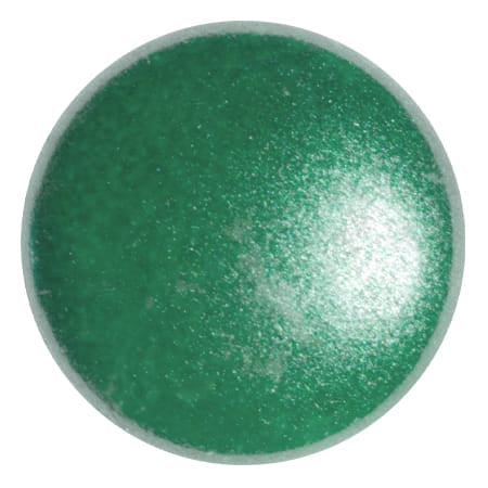 Czech Glass Cabochon 25mm – Dark Green Pearl