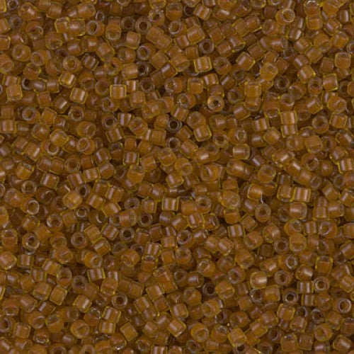 11/0 – Miyuki Delica - 5g Bag - Mustard Lined Amber – DB1391