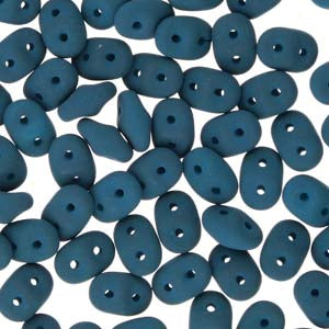 SuperDuo 2.5x5mm 22.5g Tube – Matte Velvet Dark Teal