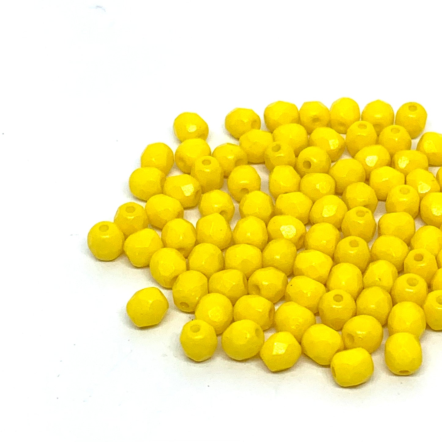 4mm Czech Fire Polish – 02010-33045 Intensive Citron x 100