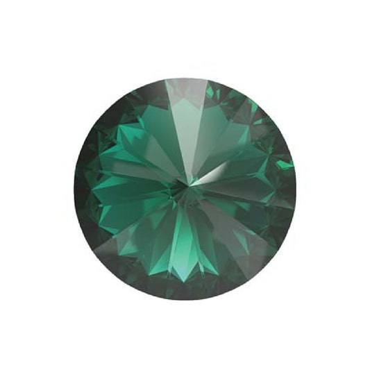Aurora Rivoli 14mm Chaton - Emerald